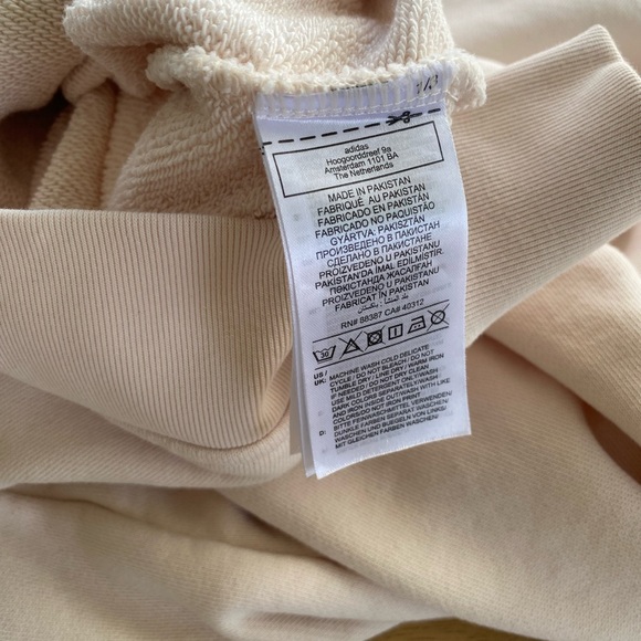 ADIDAS original Logo Fleece Hoodie Sz M - Picture 10 of 14